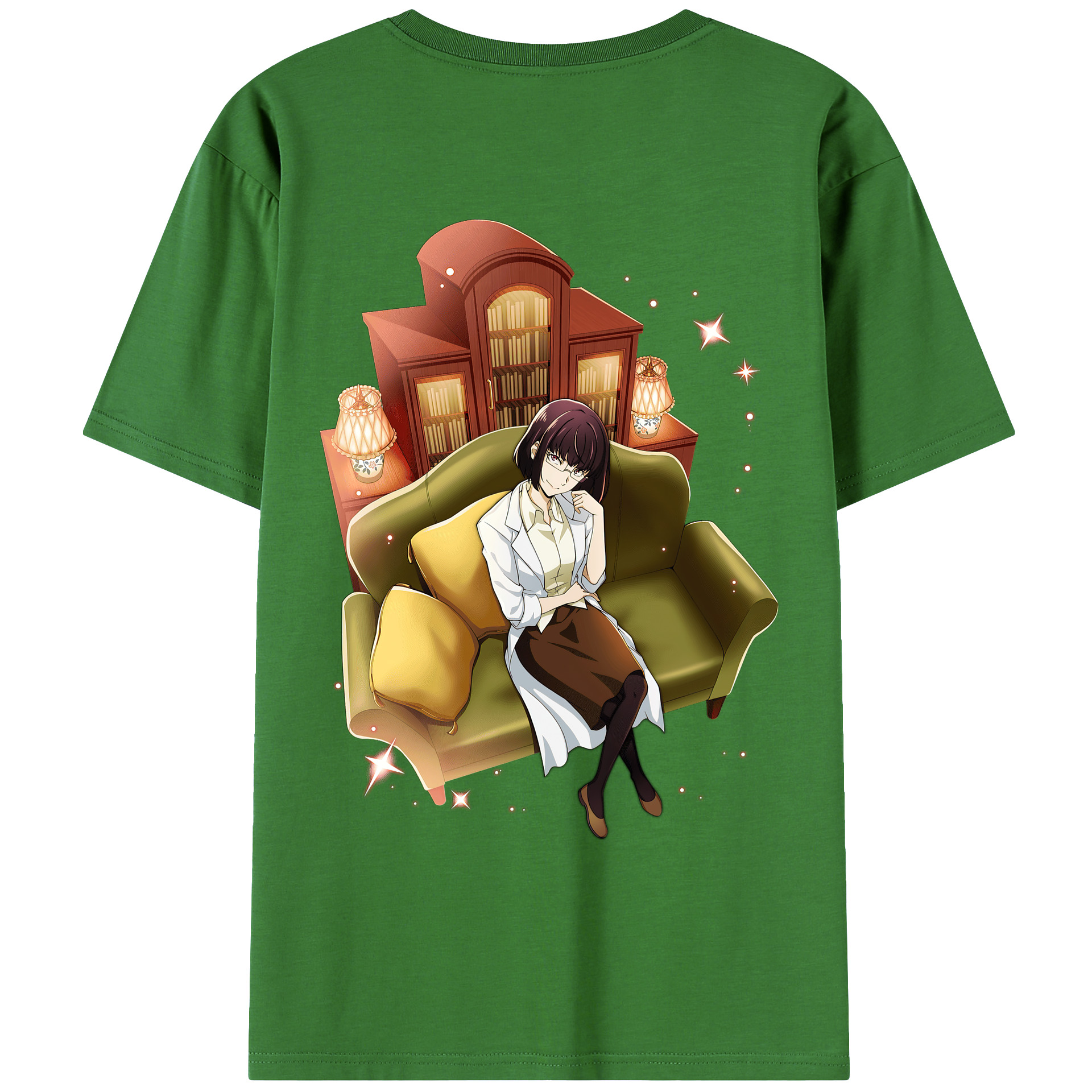 （画像用） 文豪ストレイドッグス Bungo Stray Dogs レディース半袖Tシャツ(バックプリント)